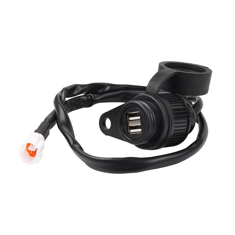 Adaptador Cargador USB Doble 12V DV Para Yamaha MT-09 MT09 SP FZ09 Nuevo Foto 4 de 4