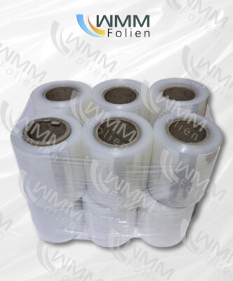 1800 Rollen/ Palette x Stretchfolie mini transparent 23my-150meter , Kern 50 mm