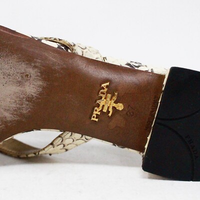 ひで PRADA Roccia Calzature Donna Sandals (US 7 EU 37) item #40958 | eBay
