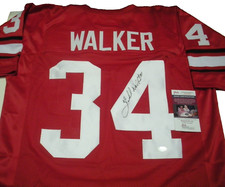 HERSCHEL WALKER GEORGIA BULLDOGS HEISMAN 1982 LAST 1 BECKETT/COA SIGNED JERSEY