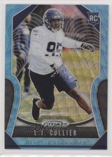 2019 Panini Prizm Rookies Blue Wave Prizm 47/199 LJ Collier #380 pe8