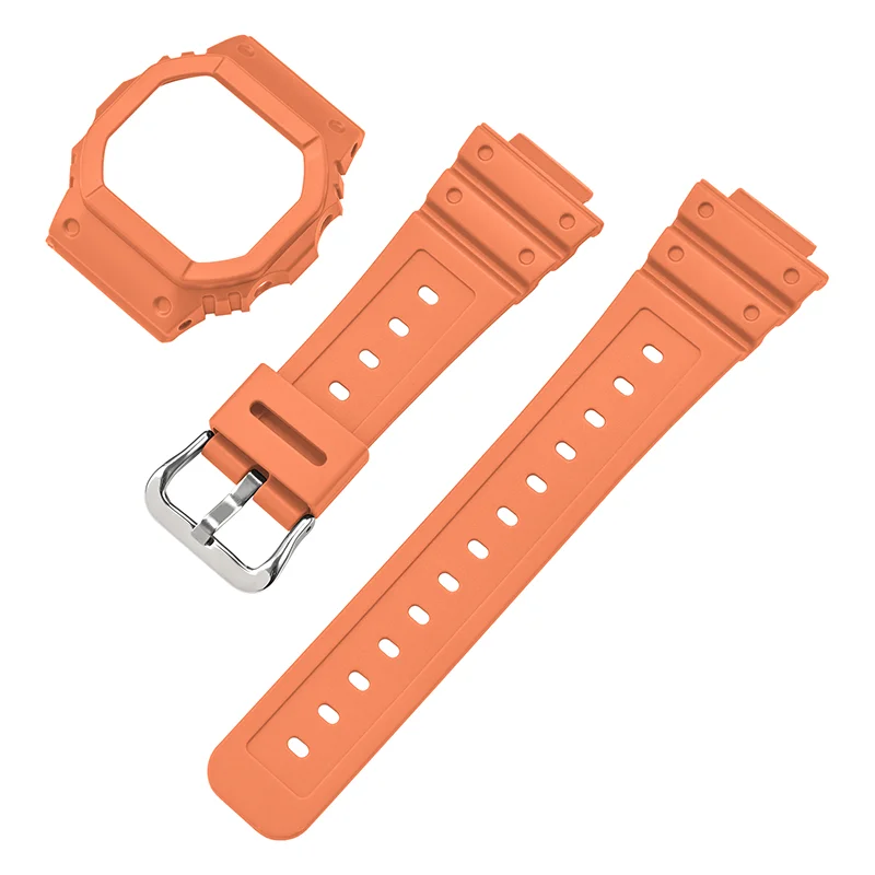 Casio strap+case G-SHOCK DW-5600/5610 GW-M5610 GW-B5600 CASE SET