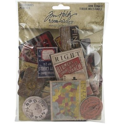 Tim Holtz Idea-ology Spanplatten Fußleisten 40 Stück - Trödelschublade TH94044