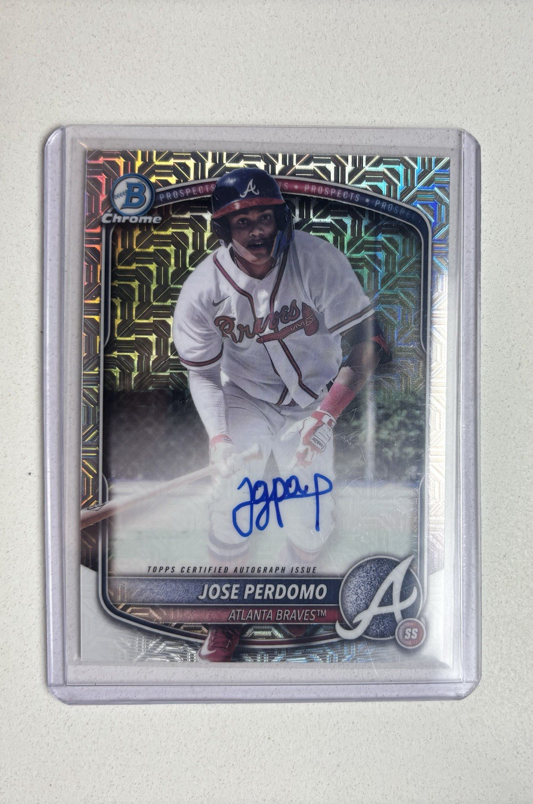 2025 Bowman - Chrome Prospect Mega Box Autographs Jose Perdomo #BMA-JP (AU, RC)