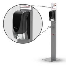 SC JOHNSON PROFESSIONAL Floor Stand,Silver,Metal 55NJ45