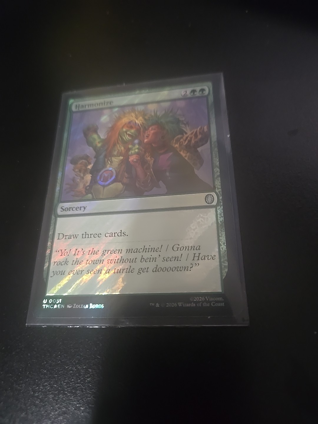 Harmonize (Surge Foil) # U 0051 Commander: Teenage Mutant Ninja Turtles ENG MTG