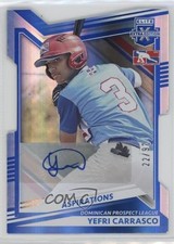 2022 Panini Elite Extra Edition 22/97 Yefri Carrasco #197 Auto 0bz