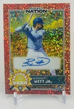 2025 Baseball Nation Bobby Witt Jr. Saturday in the Park Sparkles Orange #/4