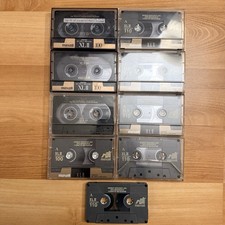 Lot of 9 Maxell XLII 100 110 Min High Bias Cassette Tapes PreRecorded
