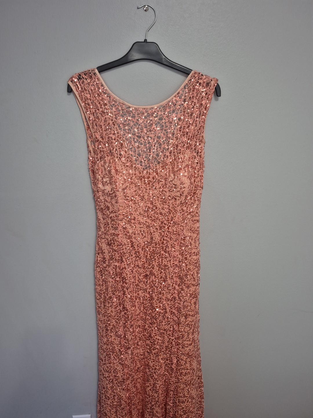 Women's Formal Gown Size 10  Rose Gold  And Pink. Custom Made In Turkey