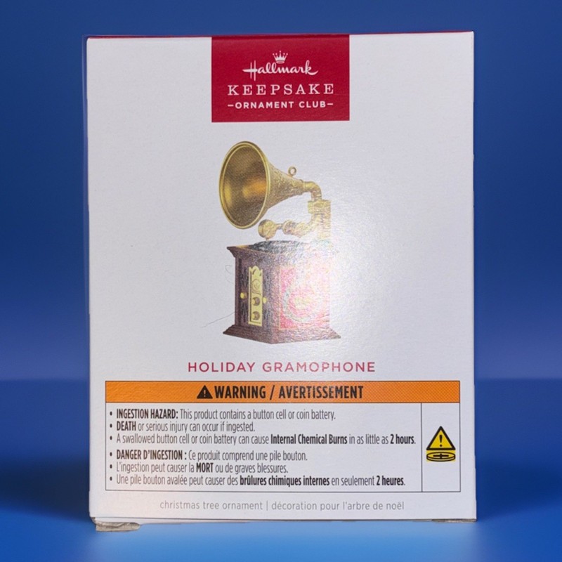 2026 Hallmark Holiday Gramophone Magic Club Ornament LE Member Exclusive