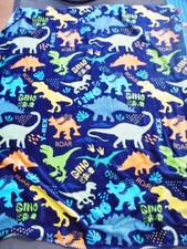 Toddler Baby kid child Blanket dinosaurs animals VERY SOFT cozy 48" x 67"