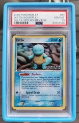Ditto (Squirtle) 64/113 Reverse Holo EX Delta Species