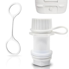 Threaded Drain Plug Replacement with Tethered Cap and Extra Double Ring Belt ...