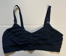 Momcozy 2XL Plus Black Nursing Bra Breastfeeding Maternity Wireless