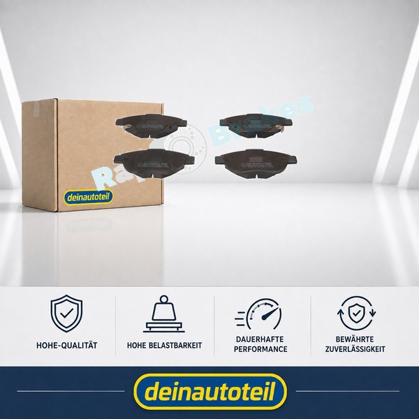 Bremsbelagsatz Scheibenbremse Vorne RAP Brakes R P0581 FÜR Fiat Opel BremsbelÄGe-image