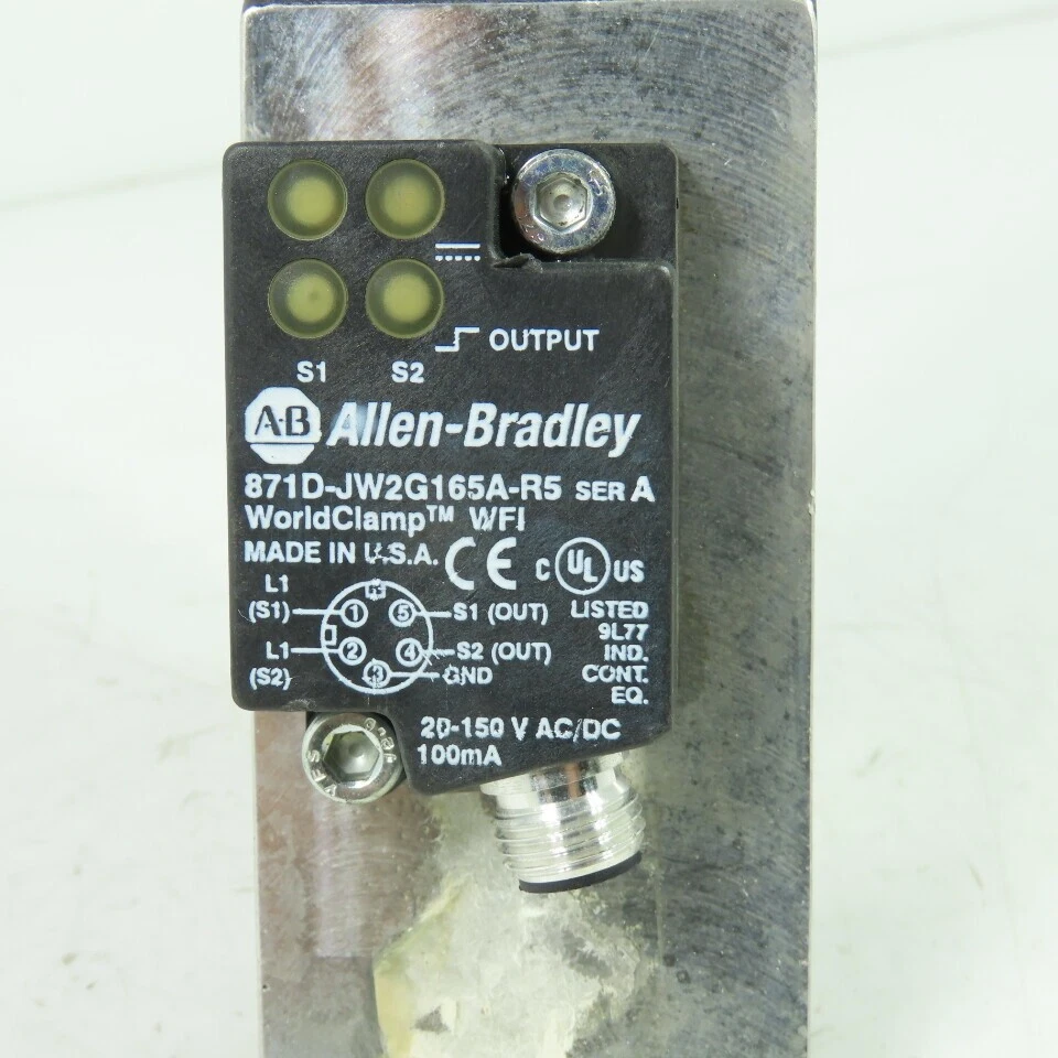 Allen Bradley 871D-JW2G165A-R5 Ser A Inductive Proximity Sensor 20-150V 100mA