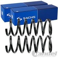 2X Sachs Fahrwerksfeder Federn Satz Hinten Passend FüR Ford S-MAX