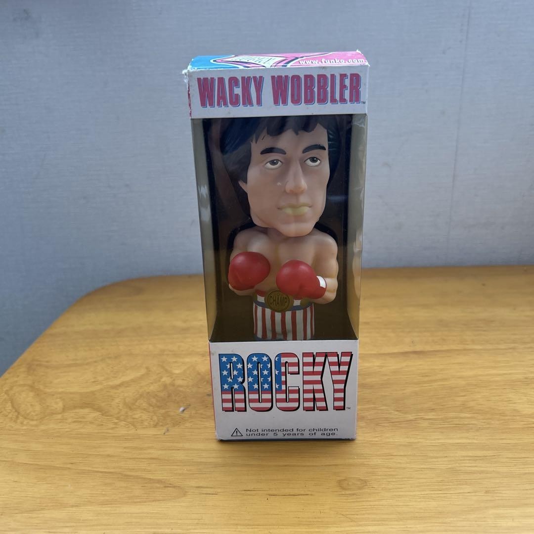 【FUNKO WACKY WOBBLE】 ROCKY Rocky wacky wobbler (nib) – SpeedAndGrace