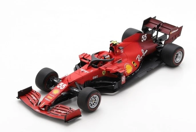 LOOK SMART, FERRARI Scuderia SF21 #55 GP Bahrain 2021 Carlos SAINZ Jr., 1/18,... - Immagine 4 di 4