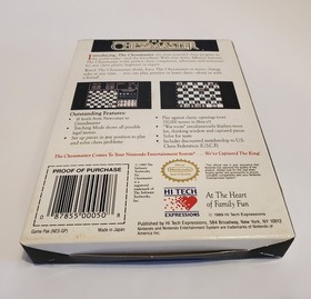 Chessmaster NES Game Nintendo Entertainment System In Box With Manual