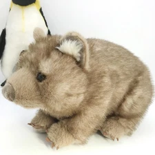 Realistic Wombat Stuffed Animal Doll Simulation Australia Wombat Pl...