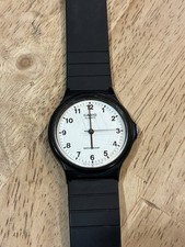 Casio Classic White Analog Watch MQ-24-7B Black Resin Band Numbers