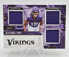 2024 Panini Absolute Rookie Premiere Materials /399 Dallas Turner #RPM-DTR RC