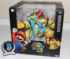 JACK BLACK SIGNED SUPER MARIO BROS MOVIE BOWSER ACTION FIGURE TOY BECKETT COA