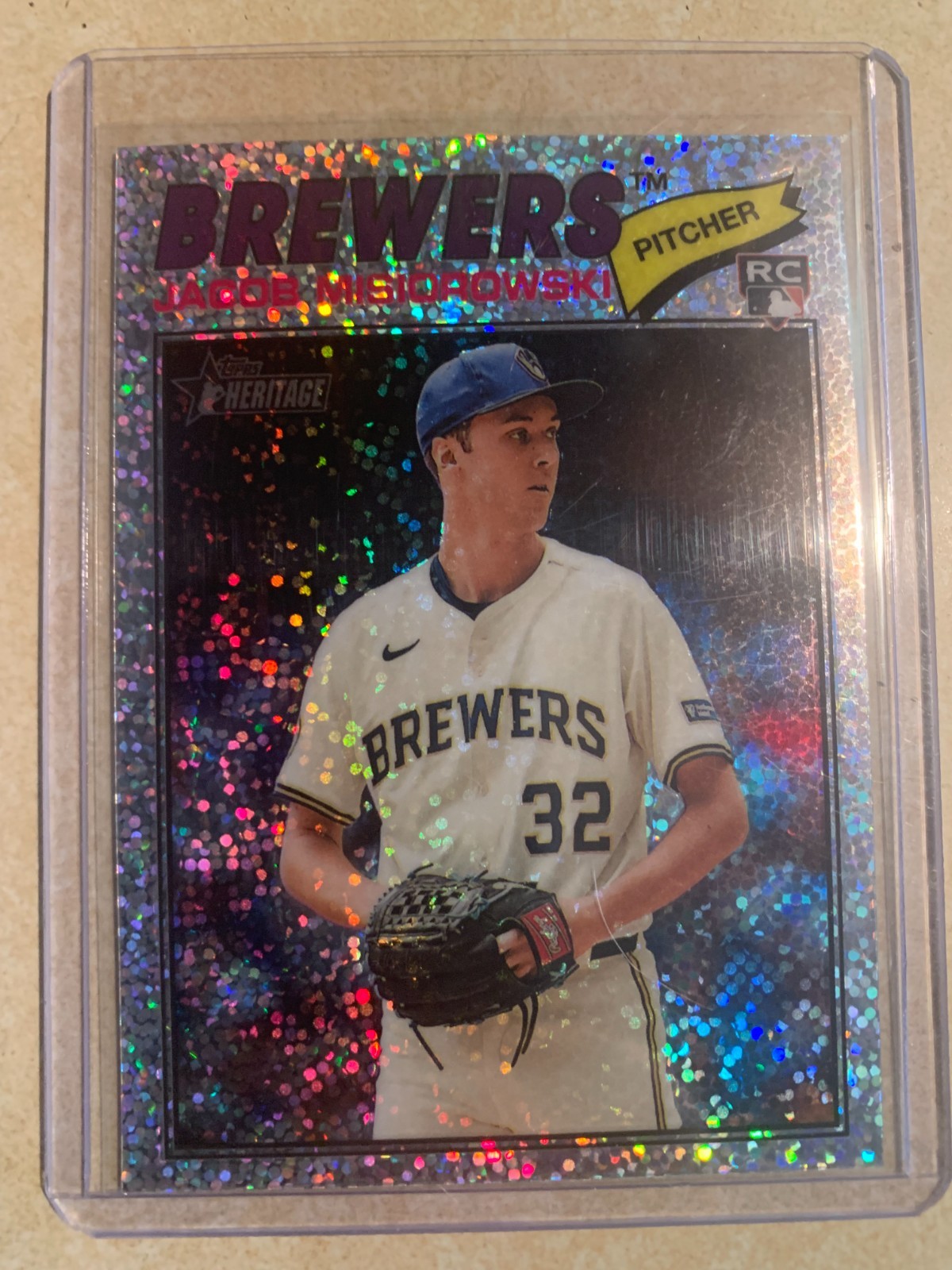 JACOB MISIOROWSKI RC 2026 Topps Heritage Chrome Silver Sparkle #144