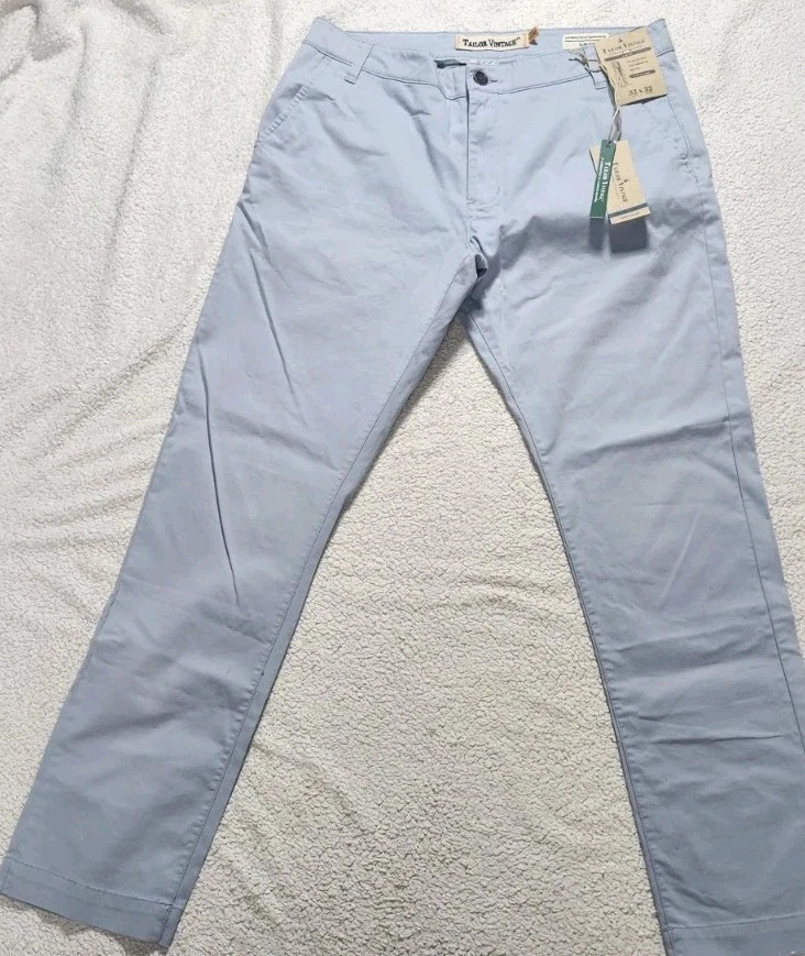 NWT Tailor Vintage Connecticut Originals Mens Blue Fog 32x32 Slim Stretch Pants
Opens in a new windo