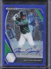 2021 Panini Prizm Draft Picks #PDP169 Dayton Dooney Blue Auto #/99