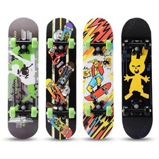 Pro-Style Decked Skateboard – Durable Beginner & Trick Board wooden board uk