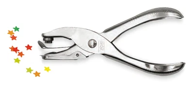 PERFORATORE LEBEZ 1 FORO A STELLA IN METALLO. FORO A STELLA DA 6MM. ART. 5820