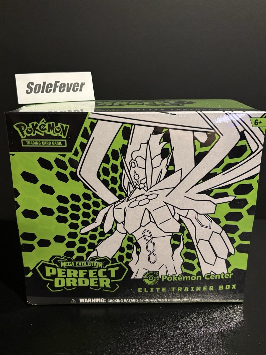 Pokemon TCG Mega Evolution Perfect Order Pokemon Center ETB Elite