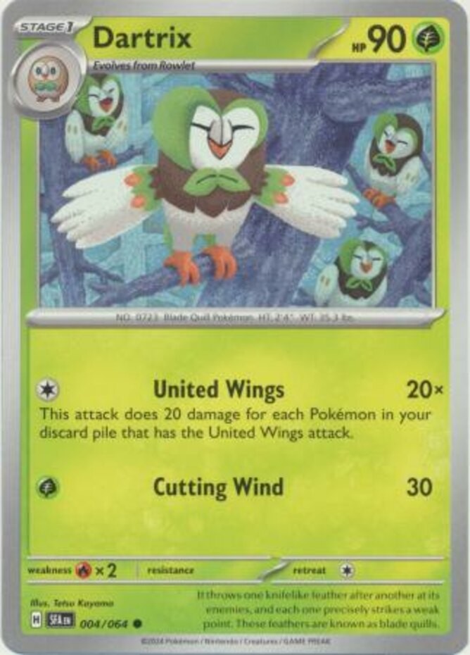 Dartrix - 004/064 - Common - Near Mint