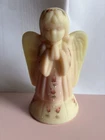 Fenton Art Glass Burmese Angel Figurine
