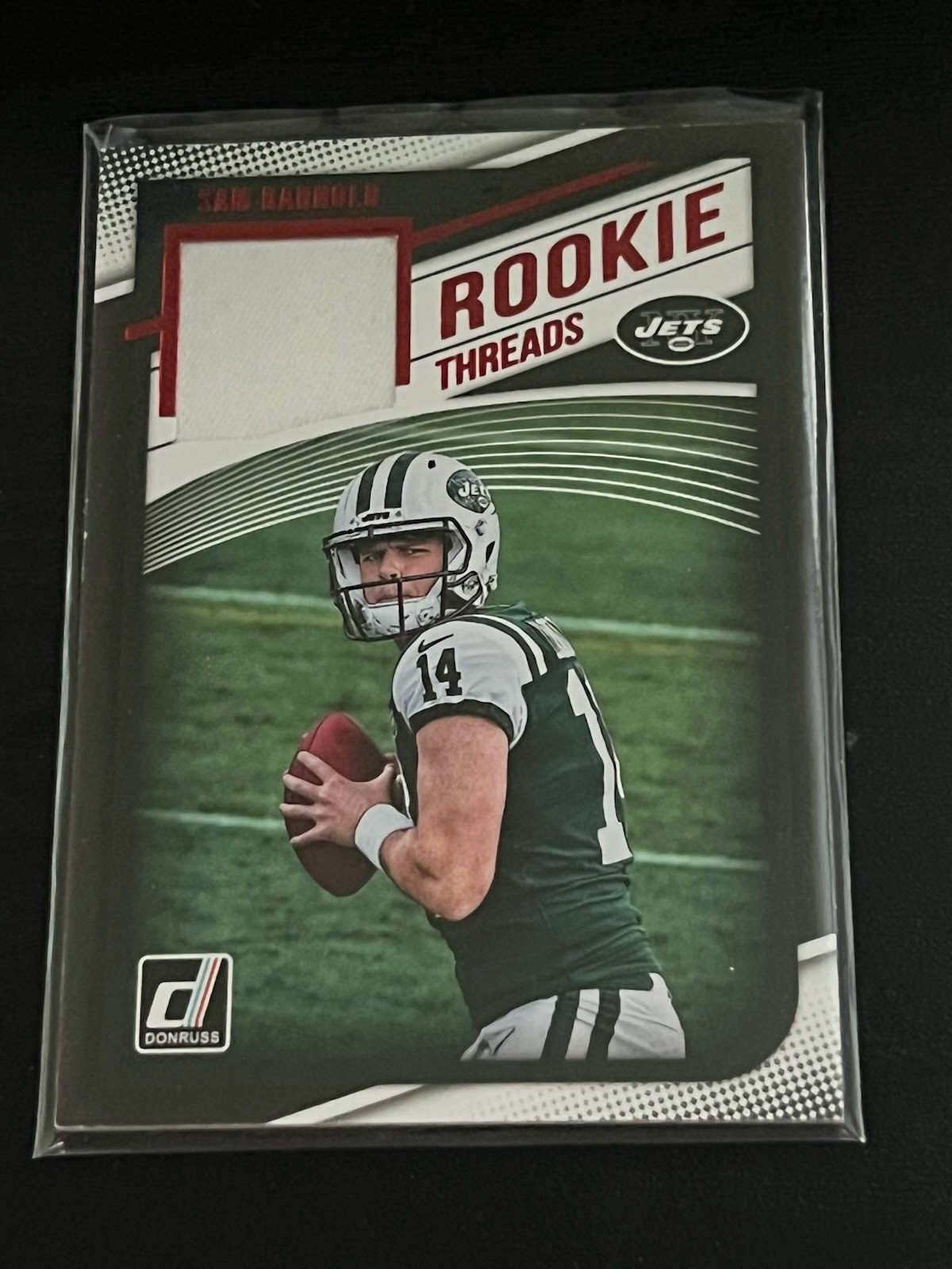 2018 Donruss Rookie Threads Sam Darnold Red #RT-SD Memorabilia