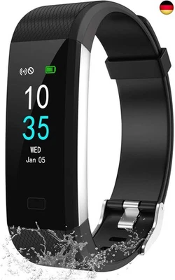 LEBEXY Fitness Armband Wasserdicht IP68 | Fitness Tracker Uhr | Smartwatch