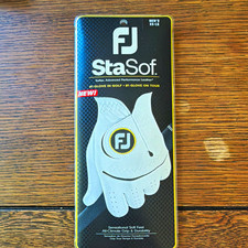 FootJoy Men's StaSof Leather Golf Glove - Left Hand, XX-LG, White