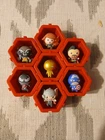 7 Marvel Nano Pods Set Pre-owned Very Good Condition Includes Gold Iron Man