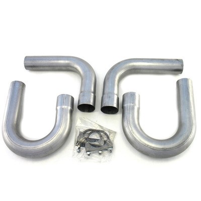 Patriot Exhaust H7402, Kit Exhaust Side Pipe Bends Two 90 Degree Two U Bends