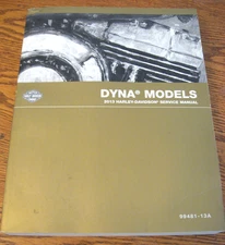 2013 Harley-Davidson Dyna Service Manual Low Rider Fat Bob Super Wide Glide Xlnt