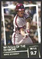 Mike Schmidt #WOD-14 2020 Topps WARriors of the Diamond Philadelphia Phillies