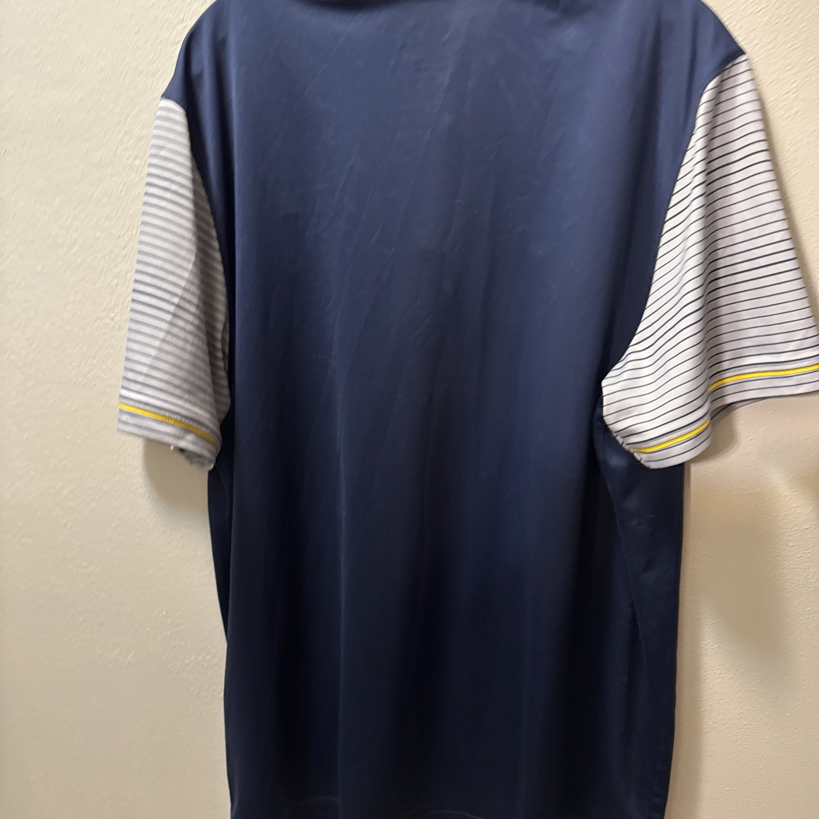 Men's Nike Dri-Fit Michigan Wolverines Performance Short Sleeve Polo SZ XXL