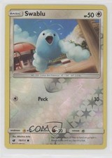 Swablu Reverse Foil Pokémon Sun & Moon Crimson Invasion #79