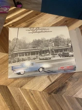 Never Used-Vintage Blue ’57 Chevy Car Landline Telephone Desk Phone Original Box