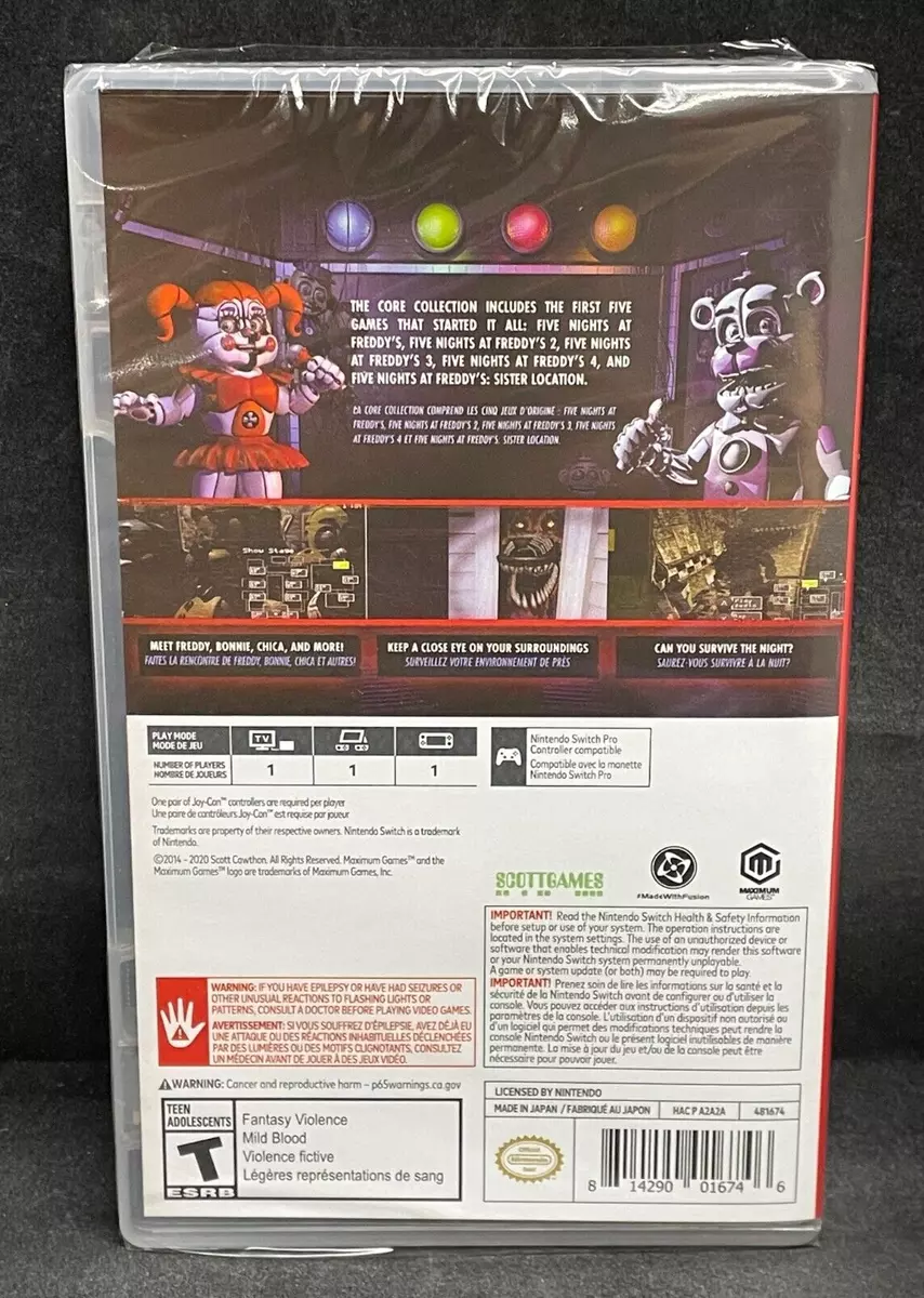 Five Nights at Freddy's: Core Collection - Nintendo Switch, Nintendo  Switch