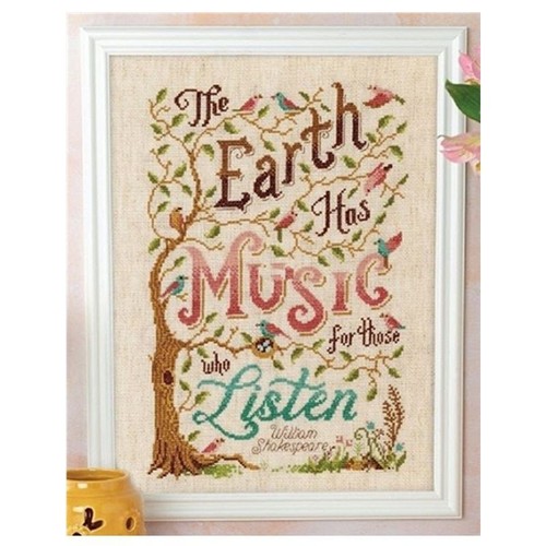 Cross Stitch Word Text Tree Pattern Design Embroidery Portrait House