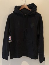 Nike NBA Miami Heat Dri-Fit Black Hoodie Pullover AV1601-010 Size Small New